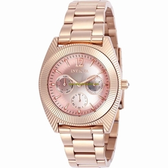 Invicta Watches : 23750 Rose Gold-tone Quartz Women Watch