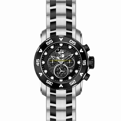 Invicta Watches : 23767 Black Dial Metal Band Men Watch