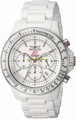 Invicta Watches : 23833 White Dial Ceramic Band Men Watch