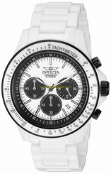 Invicta Watches : 23839 White Dial Ceramic Band Men Watch
