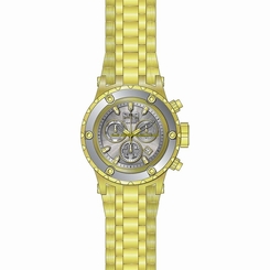 Invicta Watches : 23923 Silver Dial Fixed Gold-tone Band Men Watch