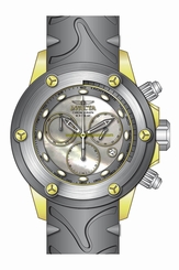 Invicta Watches : 23931 Oyster Mother Of Pearl Dial Uni-directional Rotating Grey Aluminium Band Men Watch
