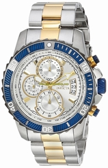 Invicta Watches : 23994 Silver Dial Stainless Steel Band Men Watch