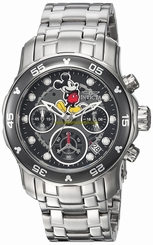 Invicta Watches : 24132 Black Dial Stainless Steel Band Women Watch