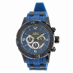Invicta Watches : 24165 Black Blue Quartz Men Watch