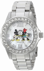 Invicta Watches : 24395 White Dial Stainless Steel Band Women Watch