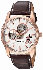 Invicta Watches : 24502 Silver With Skeletal Displays Automatic Men Watch