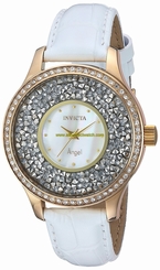 Invicta Watches : 24589 White Mother Of Pearl Quartz Women Watch