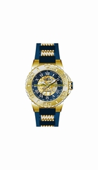 Invicta Watches : 24741 Blue (gold Skeleton) Automatic Men Watch