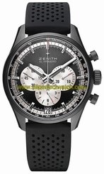 Zenith Watches : 24.2041.400/21.R576 El Primero Chronograph Date Black Rubber Men Watch