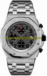 Audemars Piguet Watches : 26170TI.OO.1000TI.01 Automatic Stainless Steel Grey Chronograph Dial Brushed Titanium Band Men Watch