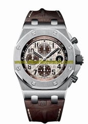 Audemars Piguet Watches : 26470ST.OO.A801CR.01 Automatic Chronograph Date Brown Leather Men Watch