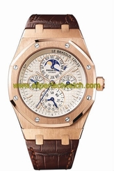 Audemars Piguet Watches : 26603OR.OO.D092CR.01 Automatic Equation of Time 18ct Rose Gold Case Brown Leather Men Watch