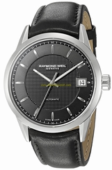 Raymond Weil Watches : 2740-STC-20021 Automatic Date Black Leather Men Watch