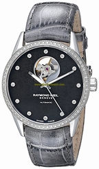 Raymond Weil Watches : 2750-SLS-20081 Black Dial Stainless Steel Band Women Watch