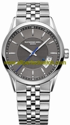 Raymond Weil Watches : 2770-ST-60021 Automatic Date 38 Mm Steel On Steel Gray Dial Men Watch