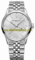 Raymond Weil Watches : 2770-ST-65021 Automatic Date 38 Mm Steel On Steel Silver Dial Men Watch