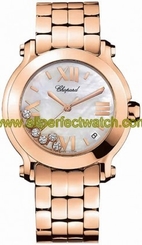 Chopard Watches : 277472-5002 Quartz 18kt Rose Gold Mother Of Pearl Dial 18kt Rose Gold Band Women Watch