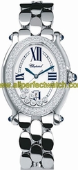 Chopard Watches : 278419-2001 Quartz Stainless Steel White Dial Stainless Steel -polished Band Women Watch