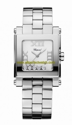 Chopard Watches : 278496-3001 Quartz White Date Dial Floating Diamond Stainless Steel Women Watch