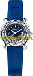 Chopard Watches : 278923-3002 Quartz Stainless Steel Blue Dial Blue Rubber Band Women Watch