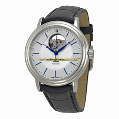 Raymond Weil Watches : 2827-STC-65001 Automatic Open Balance Wheel Dial Black Leather Men Watch