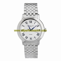 Raymond Weil Watches : 2837-ST-00659 Automatic Date Steel On Steel Black Roman Numerals Men Watch