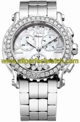 Chopard Watches : 288506-2005 Quartz Stainless Steel Mother Of Pearl Dial Stainless Steel Band Women Watch