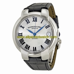 Raymond Weil Watches : 2935-STC-01659 Automatic Roman Numerals Dial Date Black Alligator Women Watch