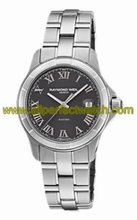 Raymond Weil Watches : 2970-ST-00608 Automatic Date Gray Dial Stainless Steel With Roman Numeral Hour Markings Men Watch