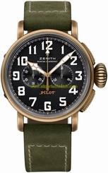 Zenith Watches : 29.2430.4069/21.C800 Automatic Pilot Montre D Aeronef Type 20 Extra Special Chronograph Men Watch