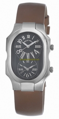 Philip Stein Watches : 2-MB-IBZ Quartz Black Dial Brown Leather Women Watch