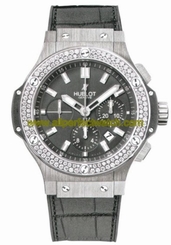 Hublot Watches : 301.ST.5020.GR.1104 Automatic Chronograph Date Bezel decorated with 1.78ct Diamonds Men Watch