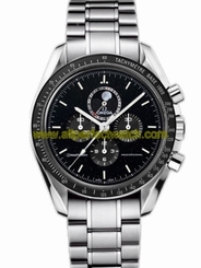 Omega Watches : 311.30.44.32.01.001 44.25mm Automatic Moonwatch Moonphase Black Dial Stainless Steel Case With Stainless Steel Bracelet Men Watch