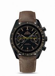 Omega Watches : 311.92.44.51.01.006 Co-Axial Chronometer Dark Side Of The Moon Chronograph Brown Leather Men Watch