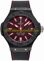 Hublot Watches : 322.CI.1123.GR Automatic Big Bang King Date Black Leather Men Watch