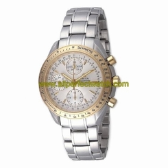 Omega Watches : 323.21.40.44.02.001 40mm Automatic Chronograph Day-Date Silver Dial Yellow Gold Case With Stainless Steel Bracelet Men Watch