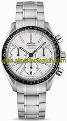 Omega Watches : 326.30.40.50.02.001 40mm Automatic Chronometer Racing Silver Dial Stainless Steel Case With Stainless Steel Bracelet Women Watch