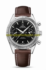 Omega Watches : 331.12.42.51.01.001 Automatic Chronometer Chronograph Date Brown Leather Men Watch