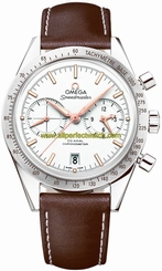 Omega Watches : 331.12.42.51.02.002 Automatic Chronometer Chronograph Date Brown Leather Men Watch