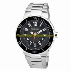 Philip Stein Watches : 34-BB-SS Swiss Quartz Stainless Steel Men Watch