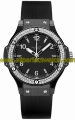 Hublot Watches : 361.CV.1270.RX.1104 Automatic Arabic Numerals Bezel decorated with 0.87ct Diamonds Women Watch