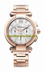 Chopard Watches : 384211-5002 Automatic Chronograph Date 18ct Rose Gold Women Watch