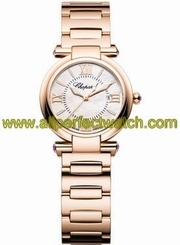 Chopard Watches : 384238-5002 Quartz Mother of Pearl Date Dial 18ct Rose Gold Women Watch