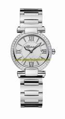 Chopard Watches : 388541-3004 Quartz Analog Date Diamond Bezel Stainless Steel Women Watch