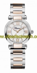 Chopard Watches : 388541-6002 Quartz Mother of Pearl Dial Date 18ct Rose Gold Stainless Steel Women Watch