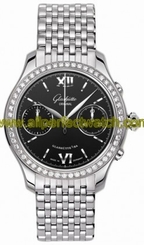 Glashutte Original Watches : 39-34-13-12-14 Automatic Stainless Steel Black Dial Stainless Steel Polished Band Women Watch