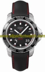 Glashutte Original Watches : 39-57-43-03-03 Automatic Stainless Steel Black Dial Fabric Black Band Men Watch