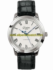 Glashutte Original Watches : 39-59-01-02-04 Automatic Roman Numerals Dial Black Leather Men Watch