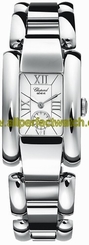 Chopard Watches : 418380-3001 Quartz Stainless Steel White Dial Stainless Steel Band Women Watch